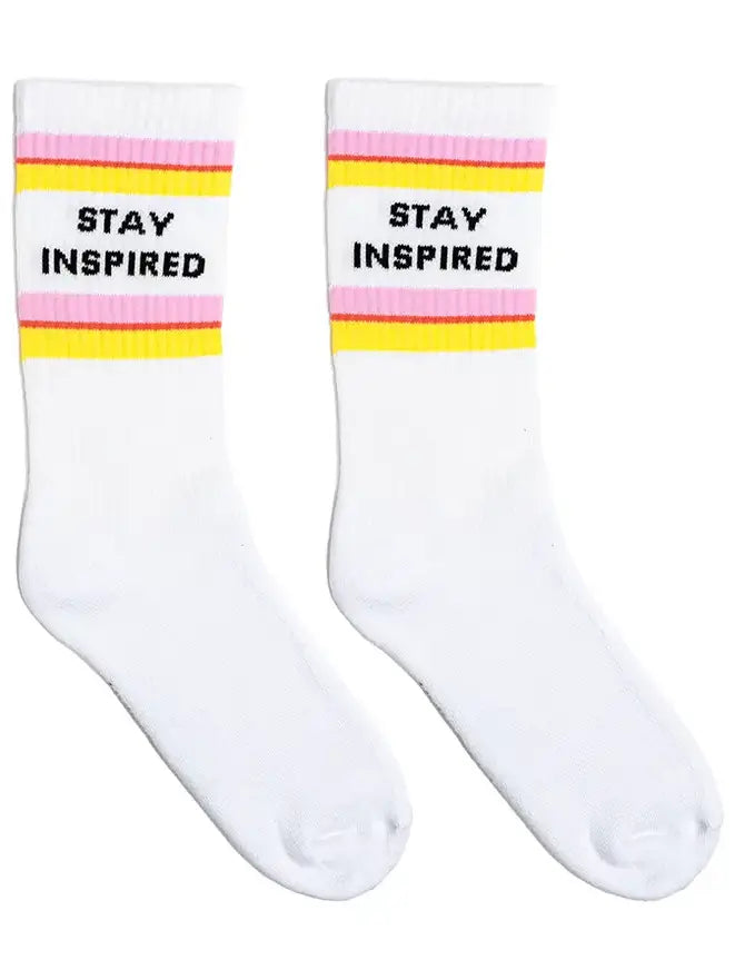 Living Royal Classic Crew Socks w/ Ribbed Tubing - "Stay