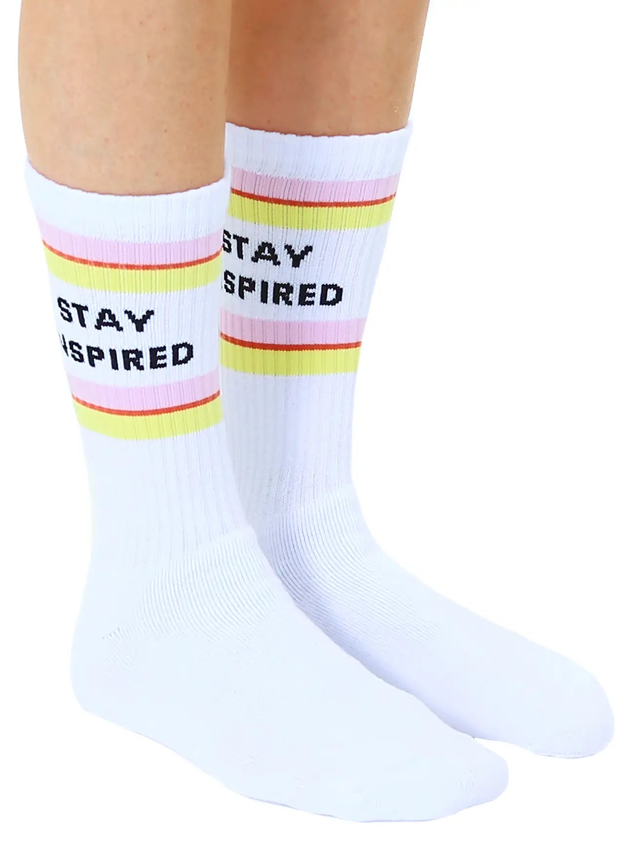 Living Royal Classic Crew Socks w/ Ribbed Tubing - "Stay