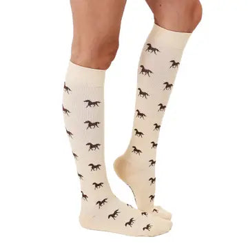 Living Royal Galloping Horse Compression Socks