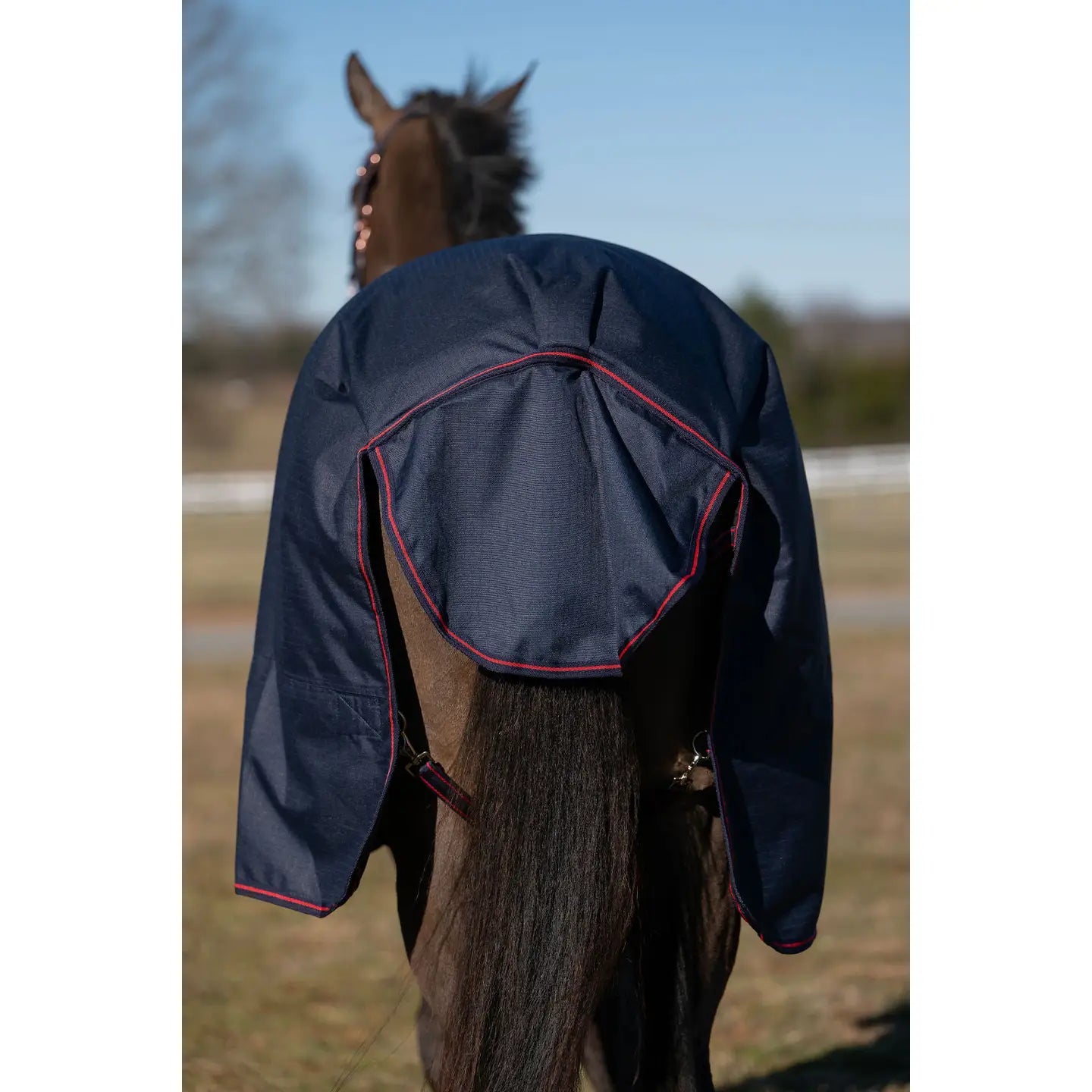 Tuffrider 600 D Ripstop Standard Neck Light Weight Turnout Blanket with 100 Gsm Fill