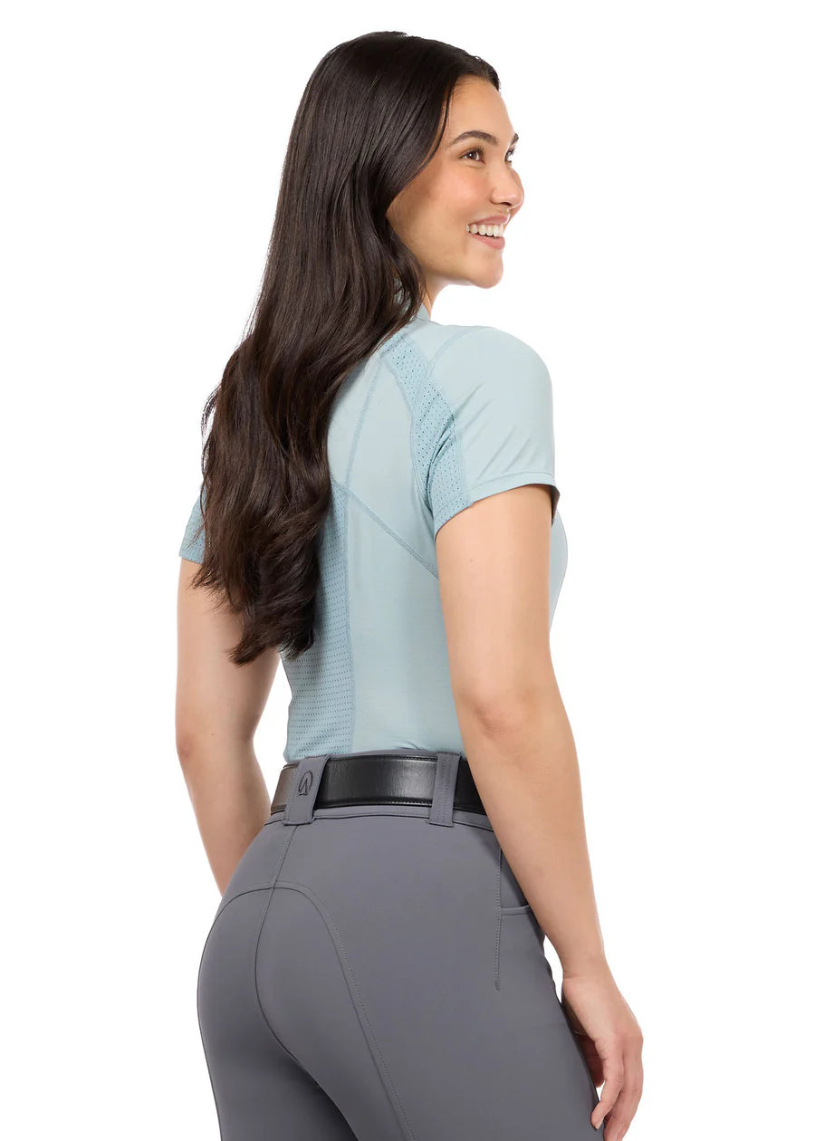 Kerrits Precision Short Sleeve Quarter Zip Tech Top