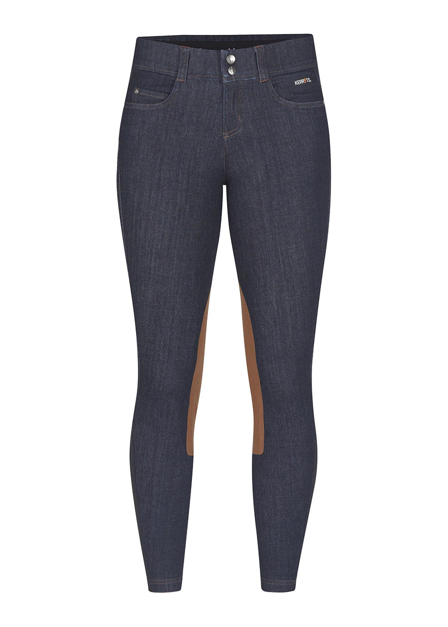 Kerrits Stretch Denim Knee Patch Breech