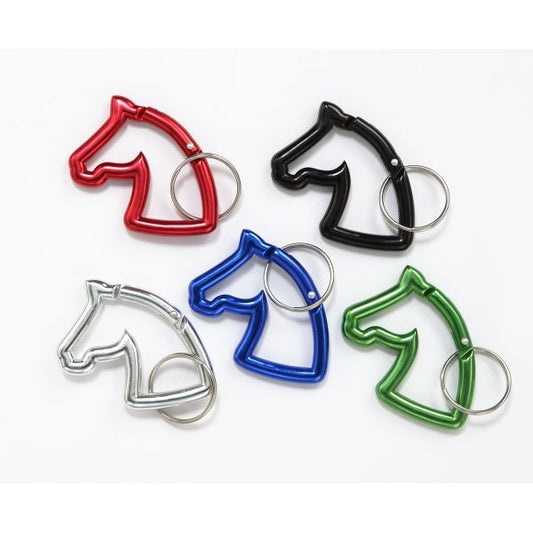 HORSEHEAD CARABINER KEYCHAIN