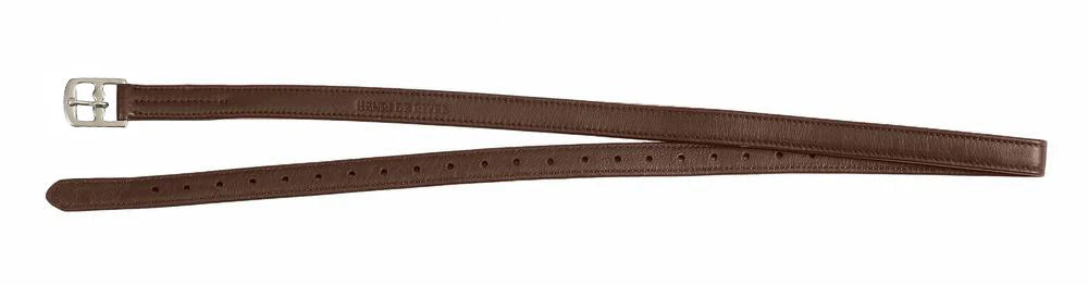 HENRI DE RIVEL TRIPLE COVERED STIRRUP LEATHERS