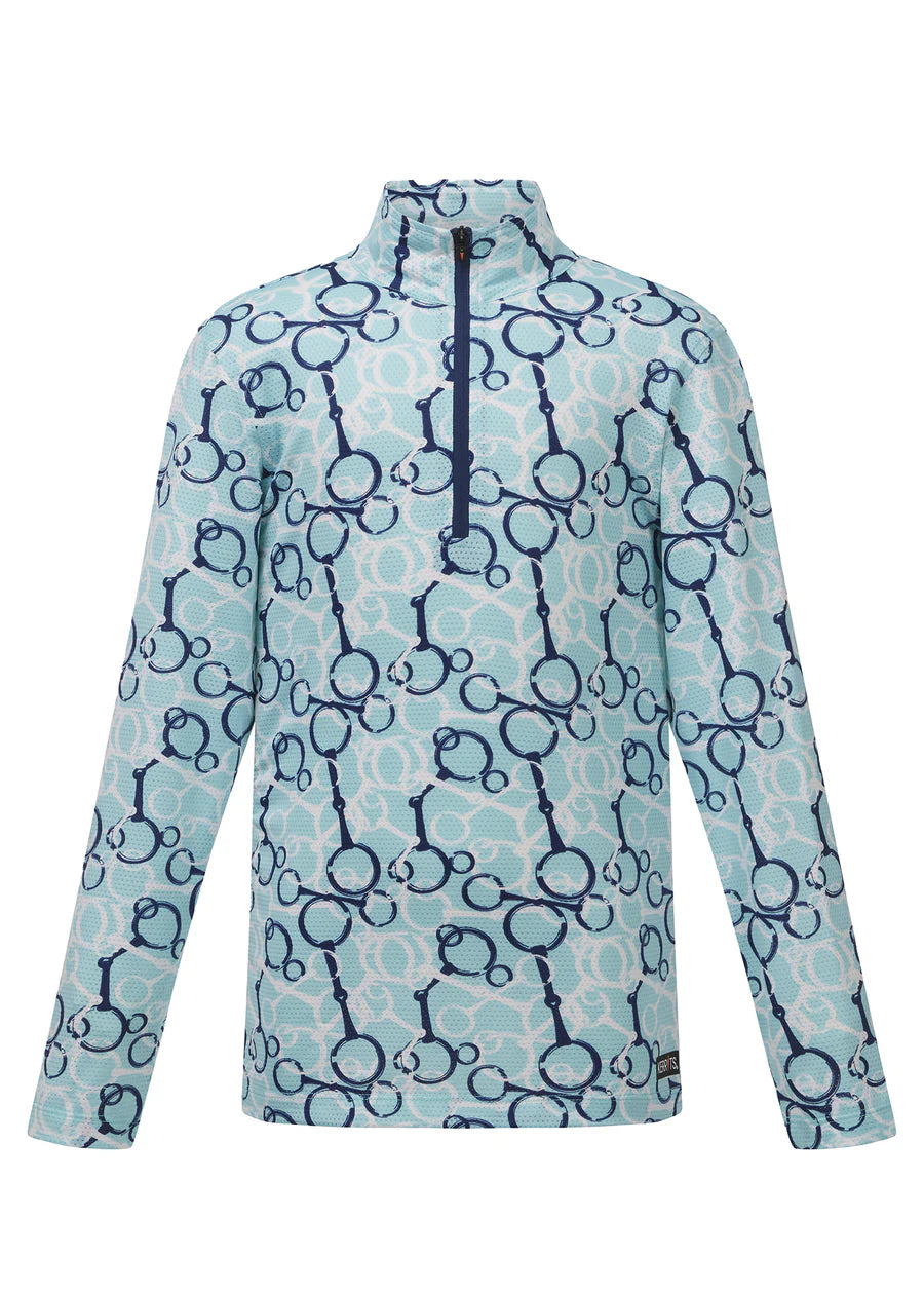 Kids Breeze Ice Fil® Long Sleeve Riding Shirt