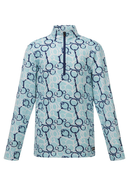 Kids Breeze Ice Fil® Long Sleeve Riding Shirt