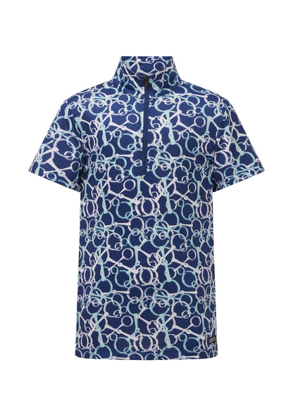 Kids Breeze Ice Fil® Short Sleeve Riding Shirt