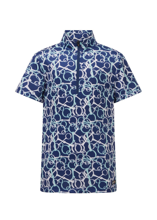 Kids Breeze Ice Fil® Short Sleeve Riding Shirt