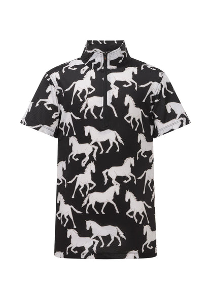 Kids Breeze Ice Fil® Short Sleeve Riding Shirt