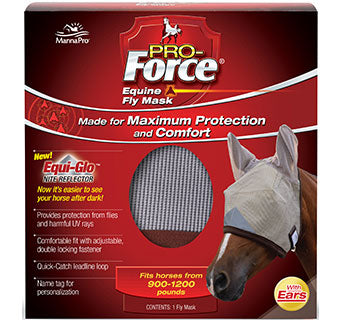 Pro Force Equine Fly mask W/Ears