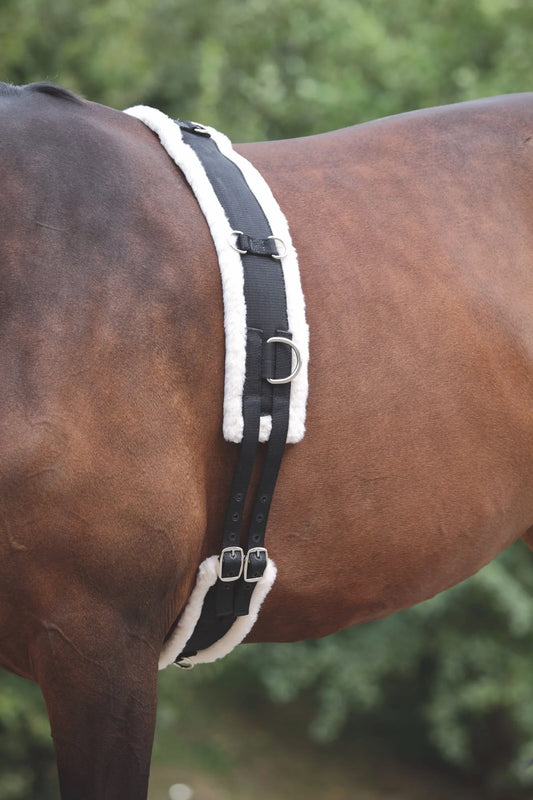 Shires Nylon Surcingle with Fleece Padding