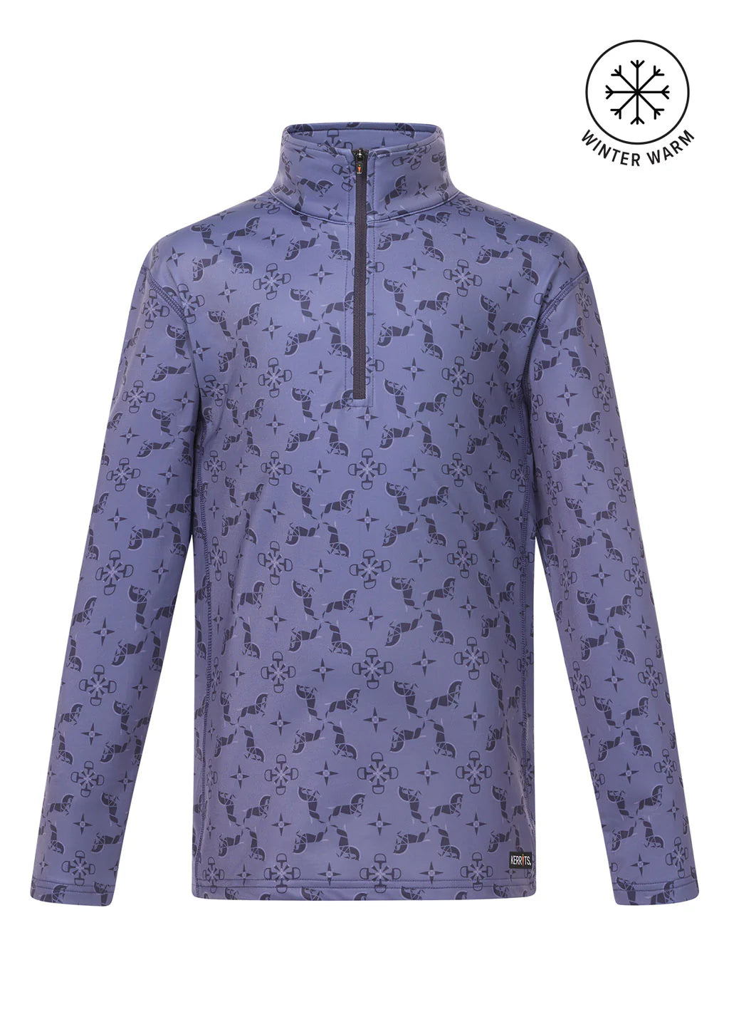 Kerrits Kids First Level Quarter Zip Stretch Fleece Tech Top