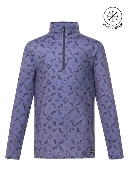 Kerrits Kids First Level Quarter Zip Stretch Fleece Tech Top