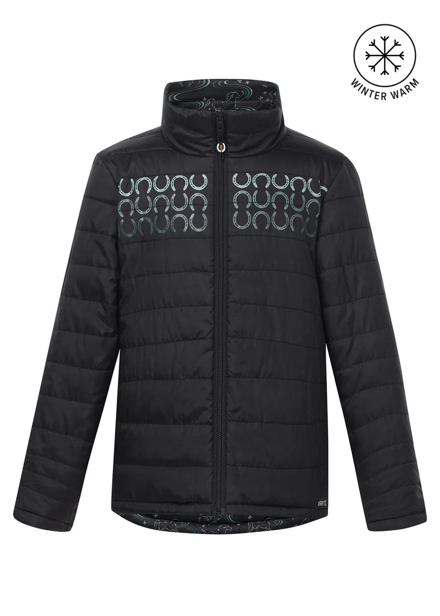 Kerrits Kids Ride The Wind Reversible Quilted Jacket
