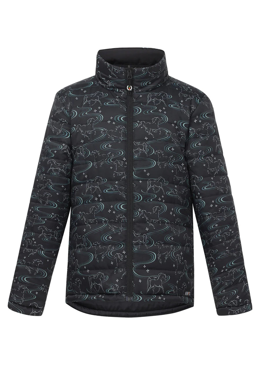 Kerrits Kids Ride The Wind Reversible Quilted Jacket