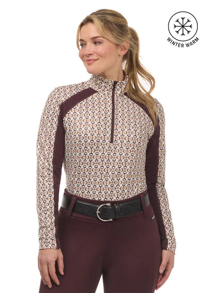 Kerrits First Level Quarter Zip Stretch Fleece Tech Top