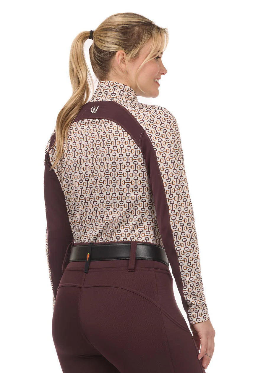 Kerrits First Level Quarter Zip Stretch Fleece Tech Top