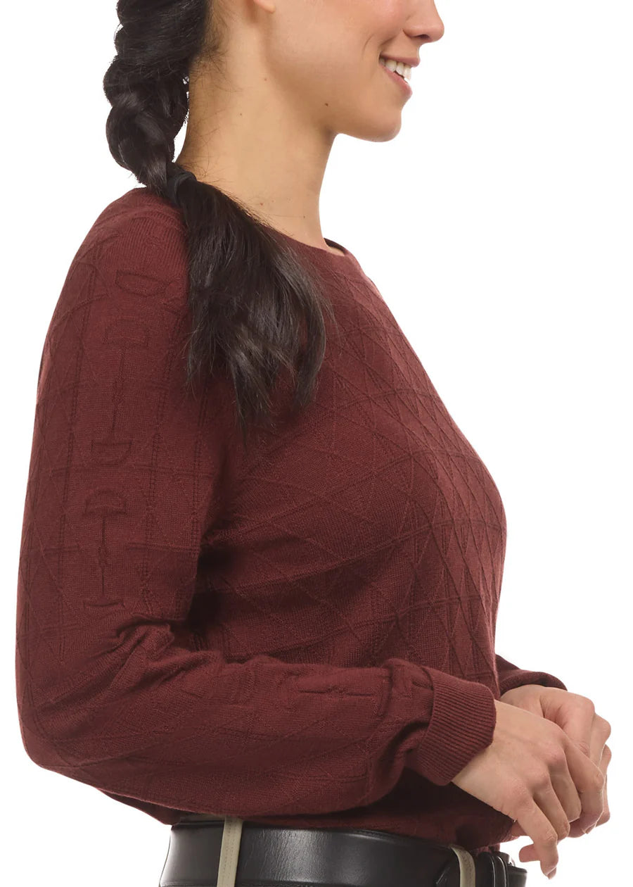 Kerrits Bit of Diamond Crew Neck Sweater