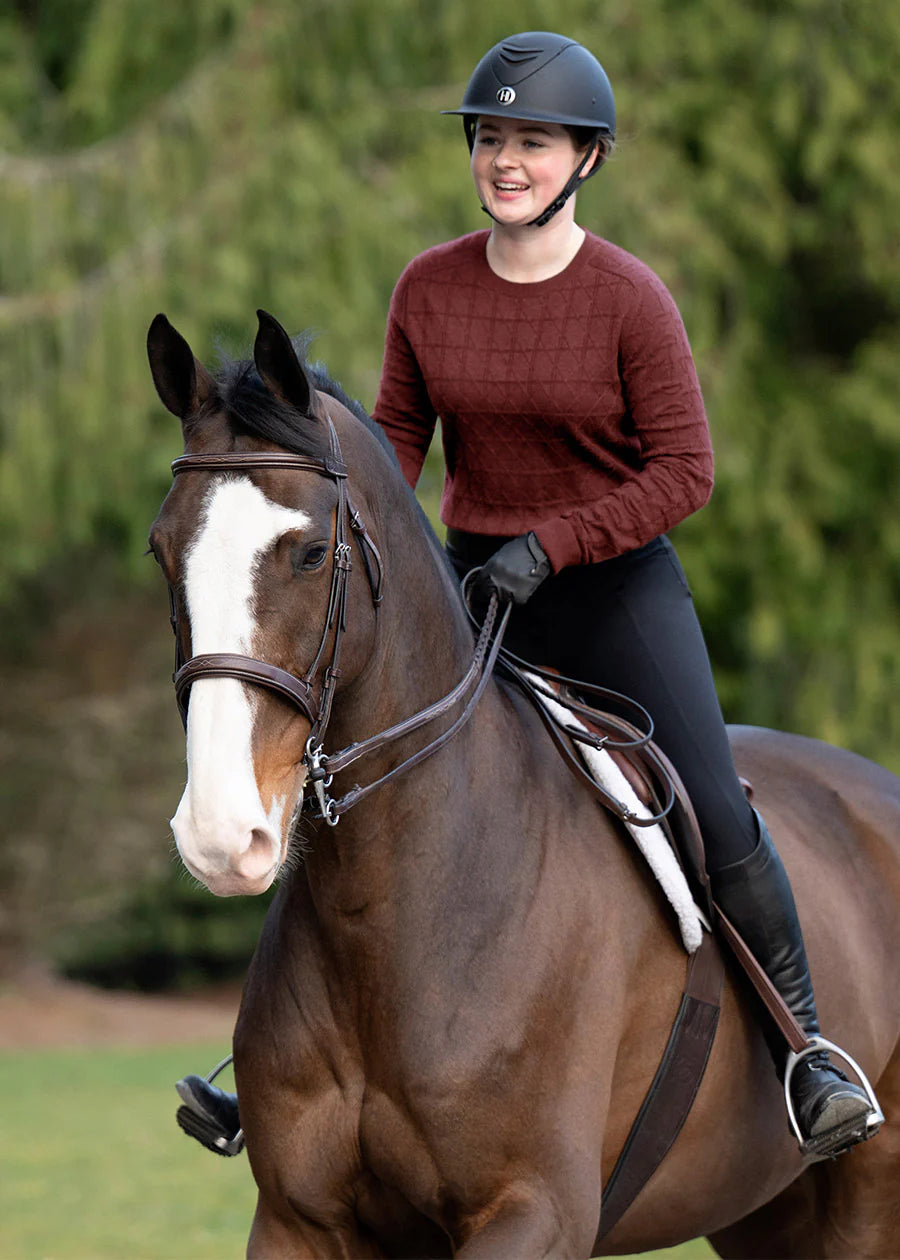 Kerrits Bit of Diamond Crew Neck Sweater