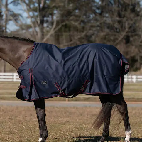 Tuffrider 600 D Ripstop Standard Neck Light Weight Turnout Blanket with 100 Gsm Fill