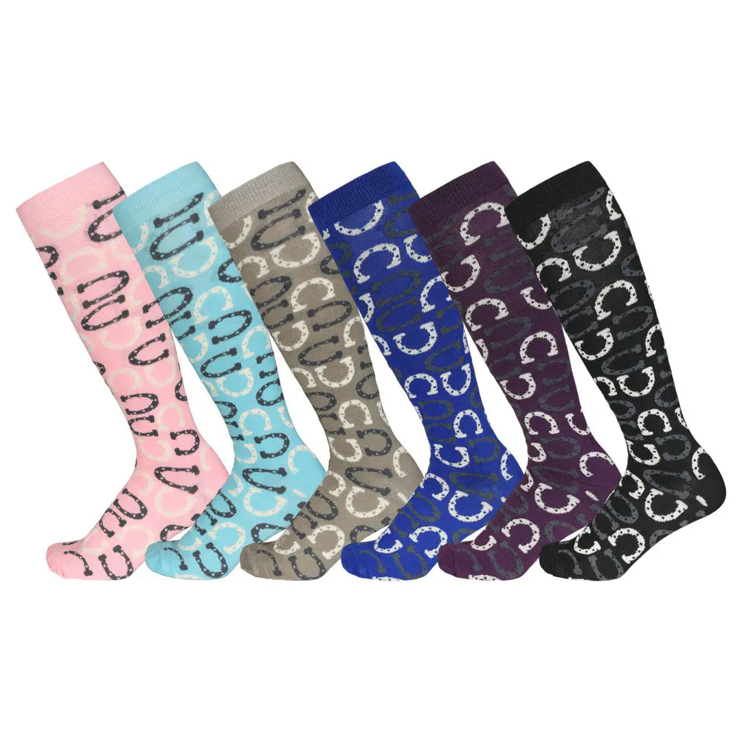 Lucky Horseshoes Knee Socks