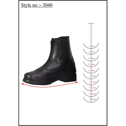 Tuffrider Children's Starter Front Zip Paddock Boots