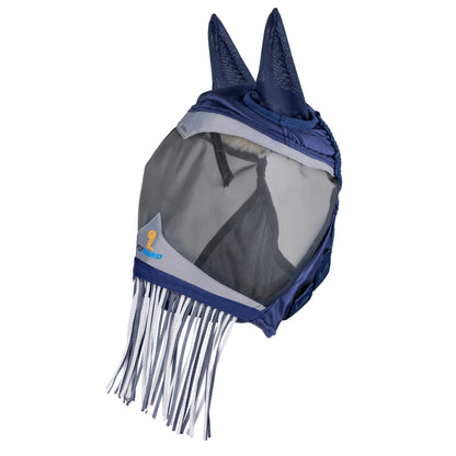 FlyGuard Pro Fine Mesh Fly Mask with Ears & Nose Fringe