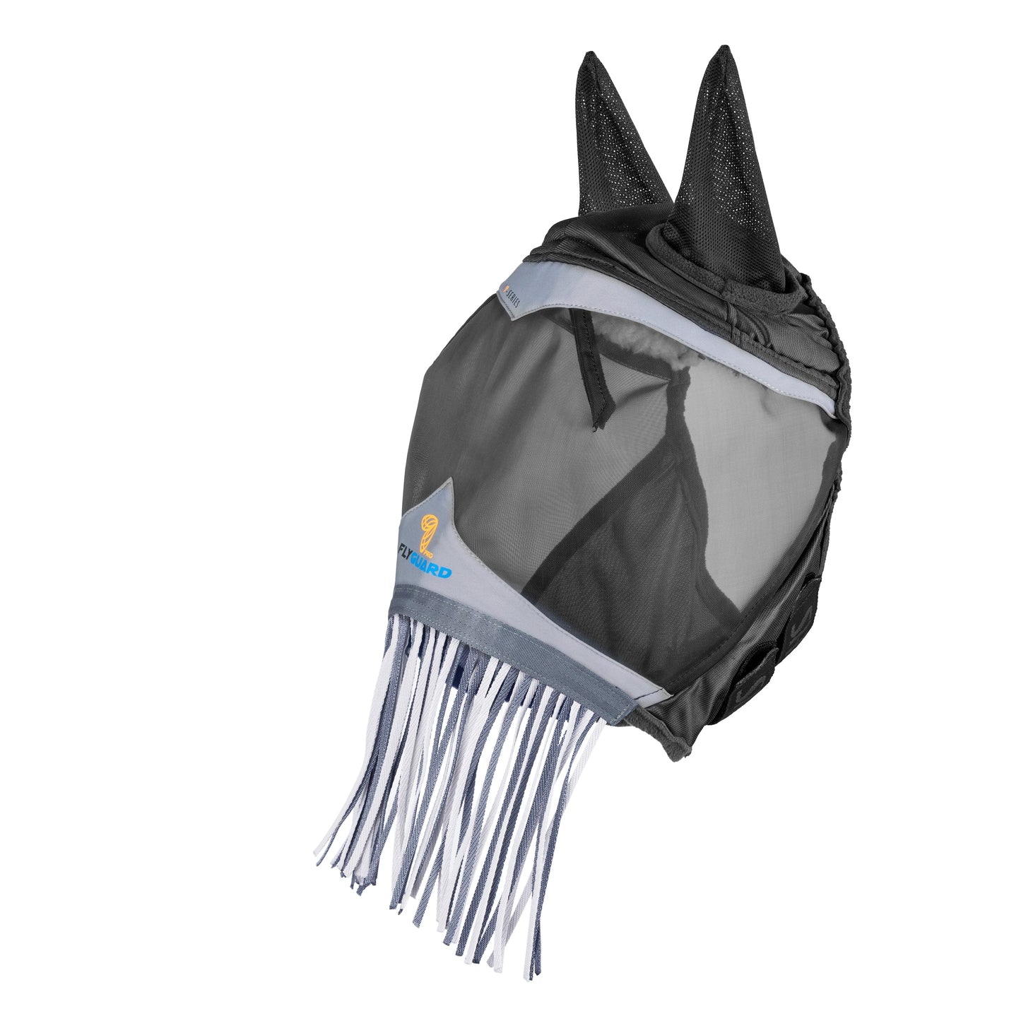 FlyGuard Pro Fine Mesh Fly Mask with Ears & Nose Fringe