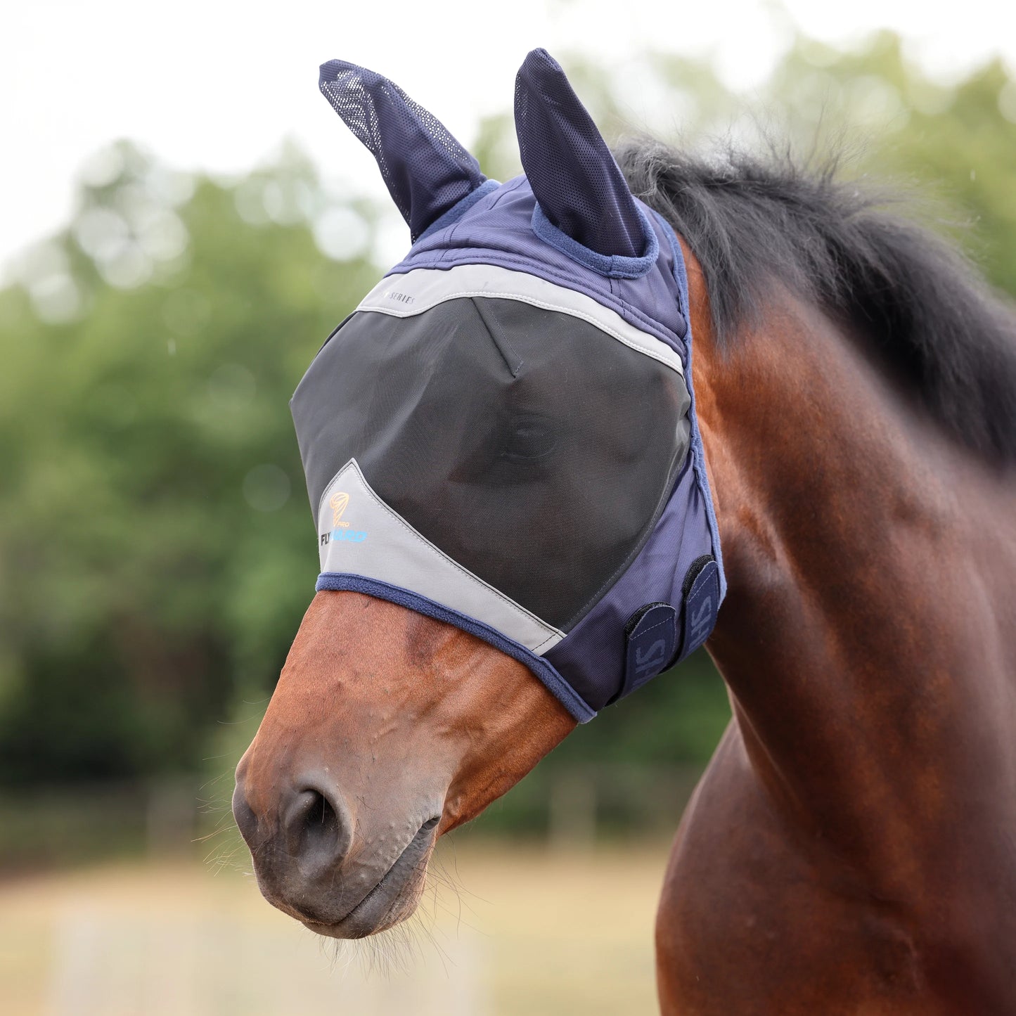 FlyGuard Pro Fine Mesh Fly Mask with Ears