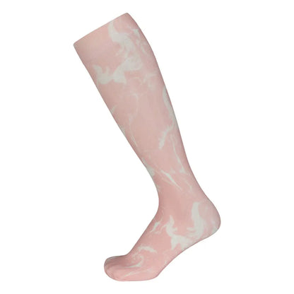 Lila Linear Horse Socks