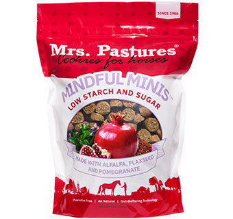 MRS. PASTURES® MINDFUL MINIS™ LOW STARCH & SUGAR COOKIES FOR HORSES