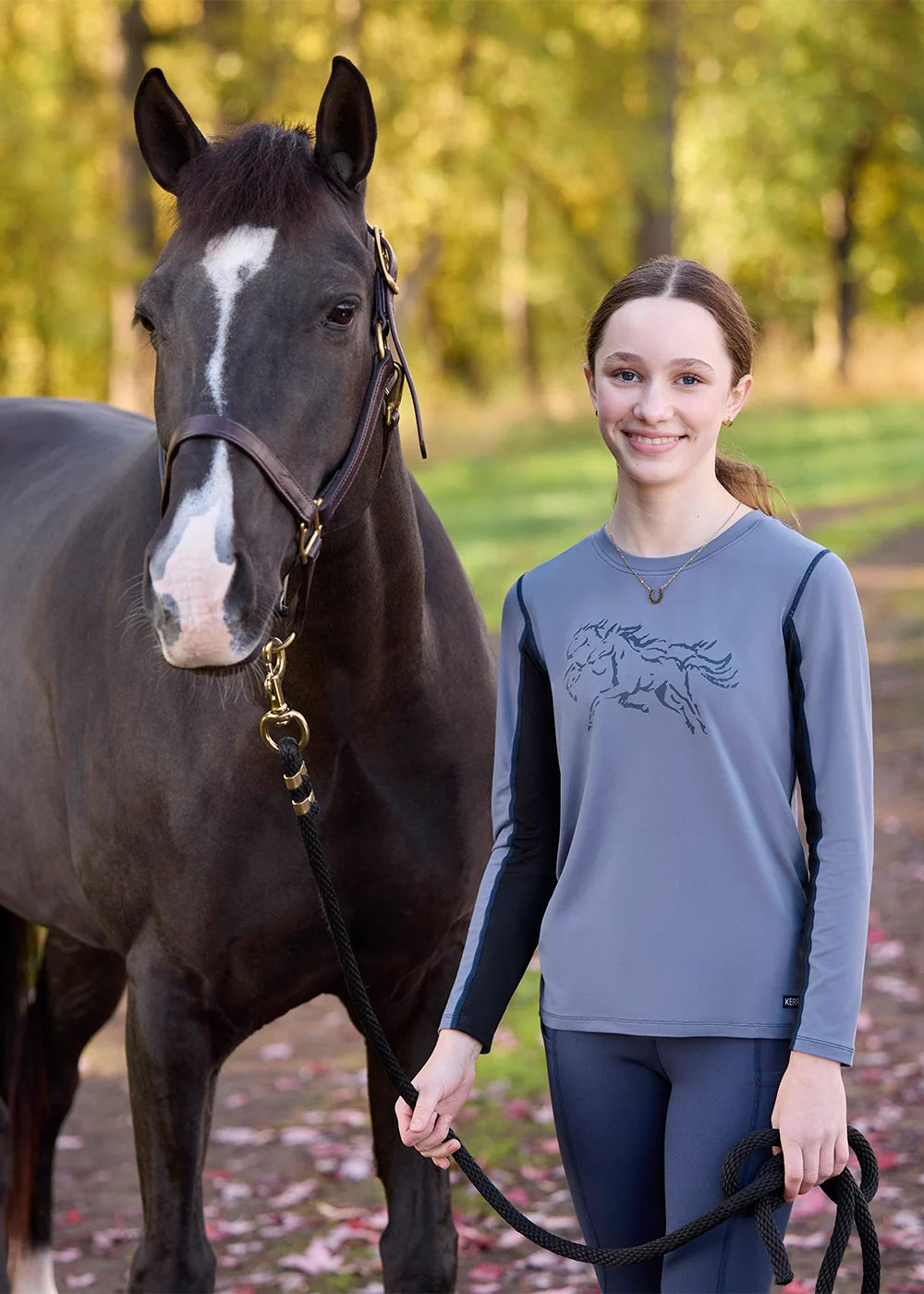 Kerrits Kids Giddy Up Base Layer Top