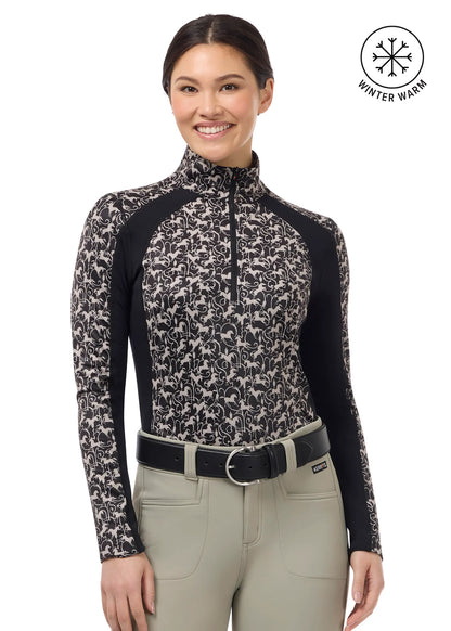 Kerrits Traverse Quarter Zip Fleece Tech Top