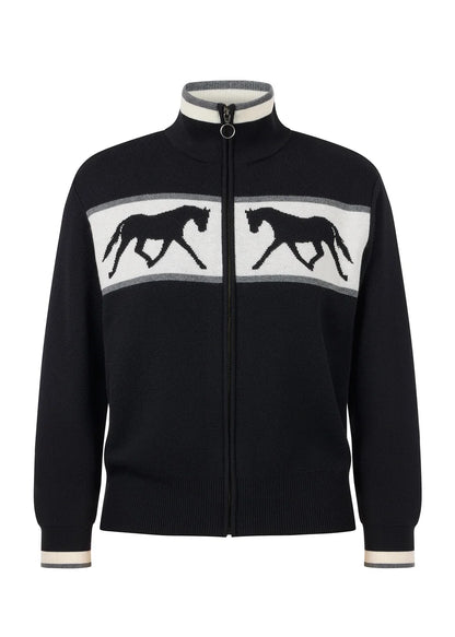 Kerrits Reflections Horse Full Zip Sweater