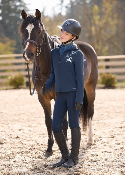 Kerrits Kids Zip and Whinny Hoodie