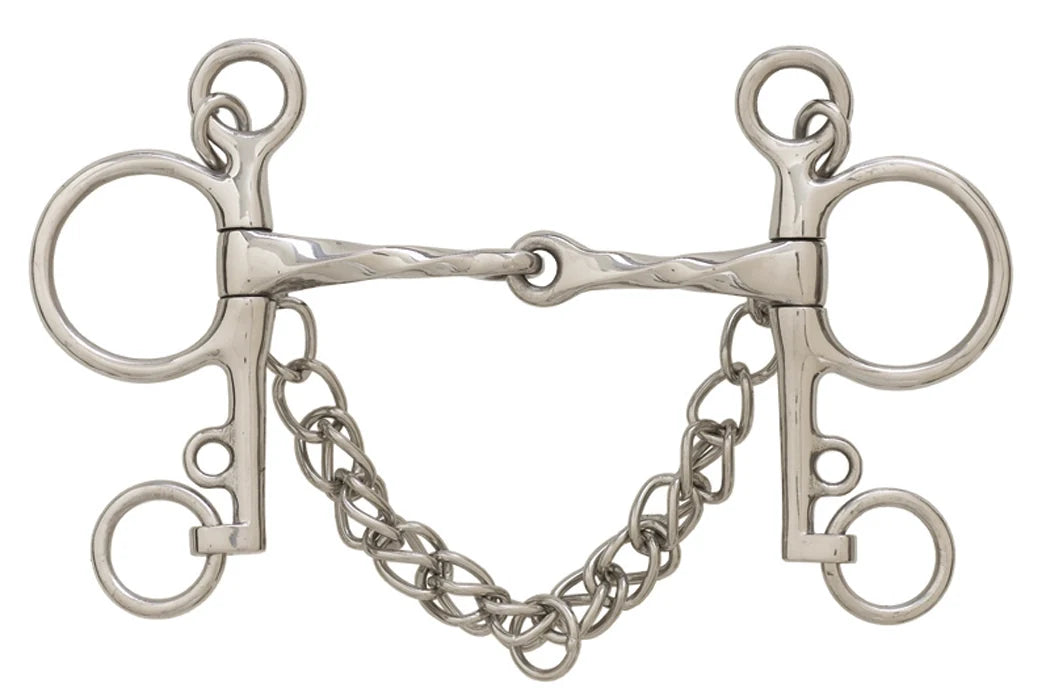 Centaur® Stainless Steel Slow Twist Joint Mouth Pelham Bit