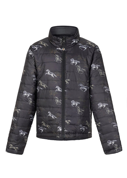 Kerrits Kids Pony Tracks Reversible Quilted Riding Jacket - FINAL SALE