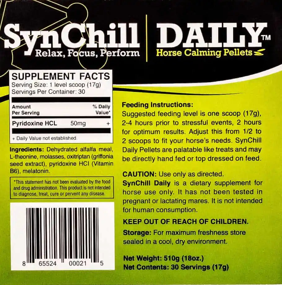 SynChill Daily – Horse Calming Supplement