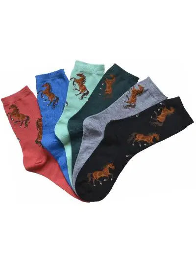 Awst Int'l Ladies' "Lila" Bay Horses Crew Socks