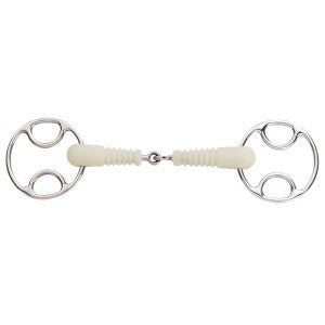 Happy Mouth Ribbed Jointed Loop Ring Gag