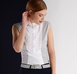 Cavalleria Toscana Technical Sleeveless Shirt with Bib