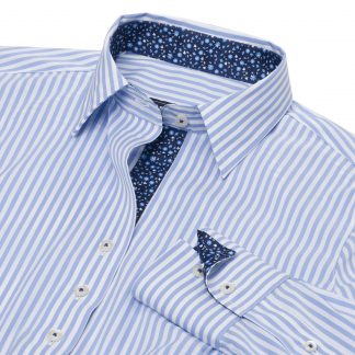 Essex Dora Bengal Blue Stripe Tailored Shirt