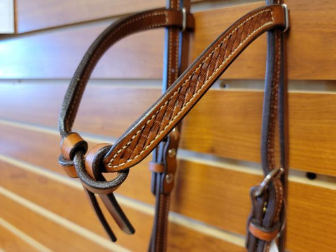 Red Cliff's Tack Knotted Browband Western Headstall