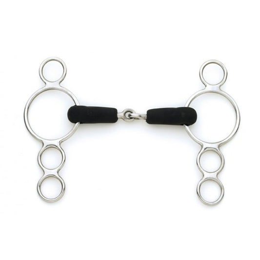 Centaur Rubber Jointed Mouth 3-Ring Gag